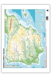 PACK / 50 SPAIN PHYSICAL MAPS MUDOS