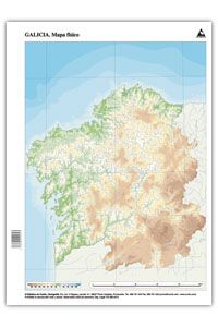 PACK / 50 GALICIA PHYSICAL MAPS MUDOS