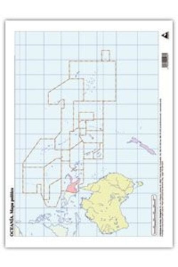 PAQ/50 MAPAS OCEANIA POLITICO MUDOS