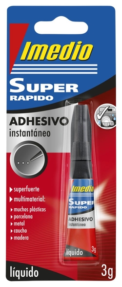 BLISTER TUBO COLA SUPER RAPIDO 3 G. IMEDIO