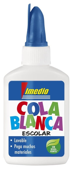 C/12 POT COLA BLANCA ESCOLAR 125G IMEDIO