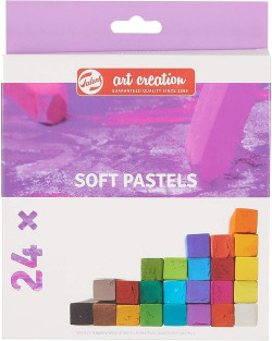 ESTOJO 24 PASTEL SUAVE ARTCREATION CORES SORTIDOS