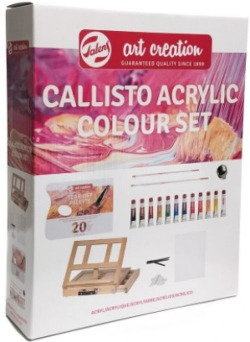 CALLISTO EASEL SET WITH ACRYLIC PAINT