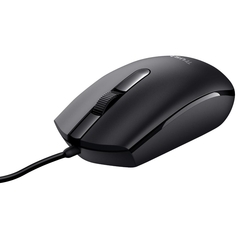 Mouse Optico Trust Basi Usb 3 Botones Y Rueda De Desplazamie