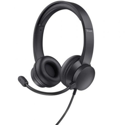 Auriculares Trust Ayda/ Con Micrófono/ Jack 3.5/ Negros