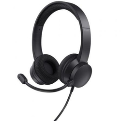 Auriculares Trust Ayda/ Con Micrófono/ Usb/ Negros