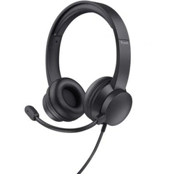 Auriculares Trust Hs-201 Usb/ Con Micrófono/ Usb/ Negros