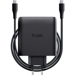 Cargador De Pared Gan Trust Maxo 100W/ 2Xusb Tipo-C/Incluye