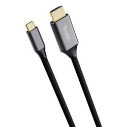 Cable Conversor Hdmi 4K Trust Calyx/ Usb Tipo-C Macho Hdmi M