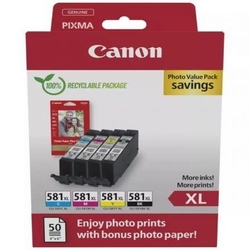 Cartucho De Tinta Original Canon Cli-581 Xl Multipack Alta C