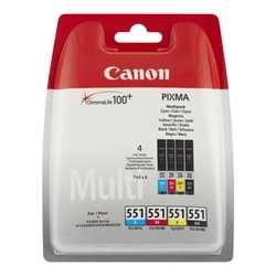 Multipack Canon Cli - 551 C - M - Y - Bk