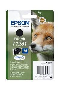 CARTUXO TINTA ORIGINAL EPSON NEGRE NºT1281 C13T12814012