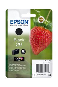 CARTUXO TINTA ORIGINAL EPSON NEGRE Nº29 C13T29814012