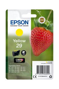 CARTUCHO TINTA ORIXINAL EPSON AMARELO Nº29 C13T29844012