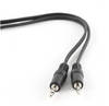 Gembird 1.2m, 3.5mm/3.5mm, M/M 1.2m 3.5mm 3.5mm Negro cable