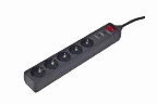 Regleta 5 tomas energenie 4.5m negro