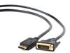 Gembird CC-DPM-DVIM-6 1.8m DisplayPort DVI Negro adaptador