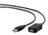Gembird USB A/USB A M/F 10m 10m USB A USB A Macho Hembra Ne