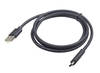 Gembird Kabel / Adapter 1.8m USB A USB C Macho Macho Negro