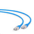 Latiguillo S/FTP Cat.6A LSZH 0.5 metros Azul