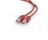 Gembird PP6U-3M/R U/UTP (UTP) Rojo Cat6 cable de red