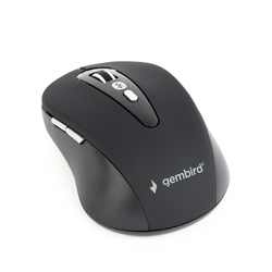 Ratón Bluetooth 6 botones (800/1200/1600 DPI), negro