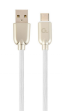 Cable De Carga Y Datos Gembird Usb Tipo C De Caucho Premium,