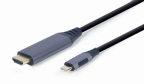 Cable Adaptador De Pantalla Gembird Usb Tipo C A Hdmi, Gris