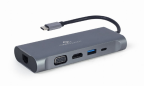 Adaptador Multip Gembird Usbc 7En1 Hub3.0,Hdmi,Vga,Pd,Lector