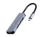 Hub Usb Tipo C De 4 Puertos 1 X Usb 3.1 Y 3 X Usb 2.0