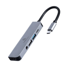 Adaptador Multipuerto Usb Tipo C 5 En 1 Hub Hdmi Pd Audio Es