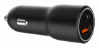 Cargador Rapido Para Coche Gembird Con 2 Puertos Usb, Tipo C