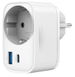 Cargador Rapido Gembird Usb De 2 Puertos Con Toma De Ca De P