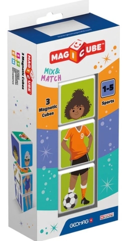 GEOMAG MAGICUBE MIX & MATCH SPORTS 3 PECES