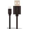 Plugyu Cable-Apple Lighting-1.5A, 1M Carga Rápida Negro