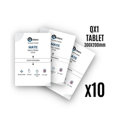 Laminas De Proteccion Frontales Qcharx Tablet Mate Qx1 10 Un
