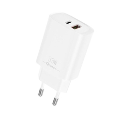 Cargador Qcharx Eros 3A 33W 1 X Usb Tipo A - 1 X Usb Tipo C
