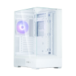Caja Zalman P40 Prism Atx 3 Xvent 120Mm Argb 2Xusb 3.0 Blanc