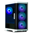 Caja Zalman M4 Matx 4 X Vent 120Mm Argb 2Xusb 3.0 Blanco S/N