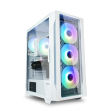 Caja Zalman I3 Neo Tg Atx 4Xvent 120Mm 2Xusb 3.0 Blanco S/N
