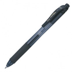 C/12 STYLO ENERGEL X 107 COULEUR NOIR 0,7MM PENTEL