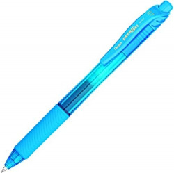 C/12 STYLO ENERGEL X 107 COULEUR BLEU TURQUOISE 0.7MM