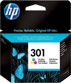 CARTUXO TINTA ORIGINAL HP 301 TRICOLOR CH562EE