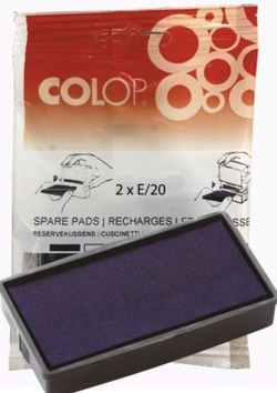 BLISTER 2 PAD E20 BLUE COLOP