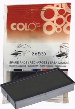 BLISTER 2 PADS E 30 BLACK COLOP
