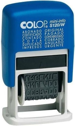 CARIMBO FORMULA S220W 4MM ESPAÑOL AZUL/AZUL