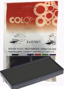 BLISTER 2 ALMOHADILLAS E/50 NOIR COLOP