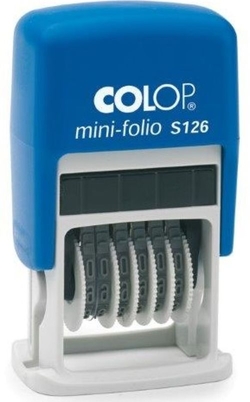CARIMBO FECHADOR AUTOMATICO 126 NUMERADOR 4MM