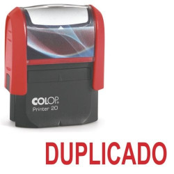 PRINTED STAMP 20 TEXT "DUPLICADO"