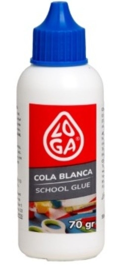 C/25 POTS DE COLA BLANCA LOGA 70G
